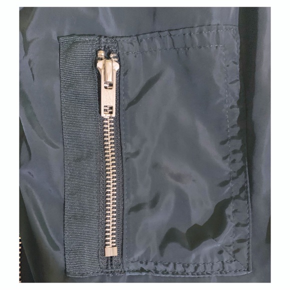 ASOS Bomber Jacket With MA1 Pocket in Teal Color Men’s Bomber Jacket Size M - Picture 7 of 9